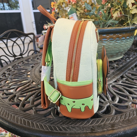 NWT LOUNGEFLY MINT CHOCOLATE CHIP BAG - Picture 3 of 6